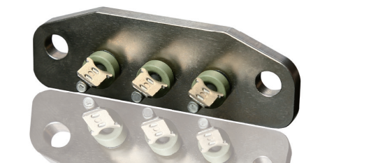 Representative three-pin ceramic-insulated compressor terminal